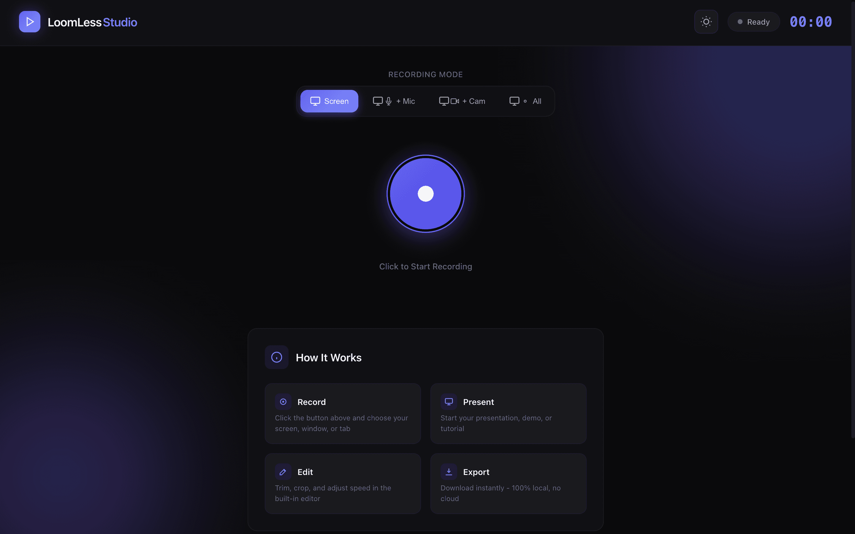 LoomLess screenshot 1